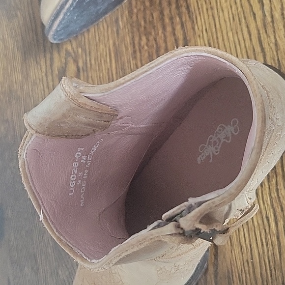 New $180 Miss Macie Going Home Ankle Boots Booties 9.5 M Tan Brown Cowboy!!! - Picture 6 of 11